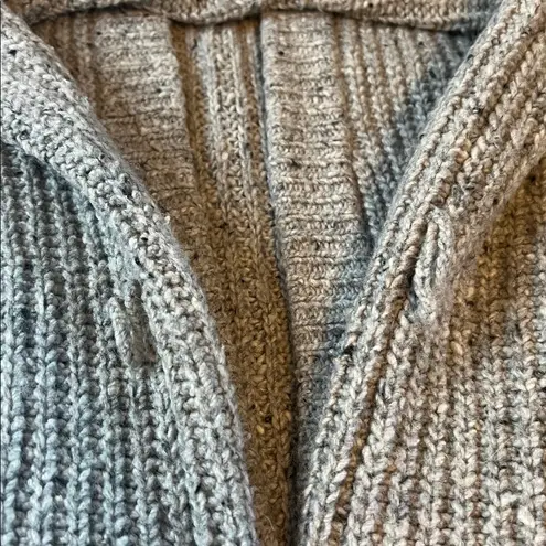 Brooks Brothers Open Cardigan Sweater Beige/Gray Size Small