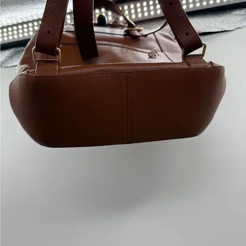 Cole Haan Grand Ambition Convertible Backpack New British Tan Leather Bag Work