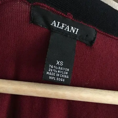 Alfani 3/$15 Long Sleeve Faux Wrap Knit Midi Dress