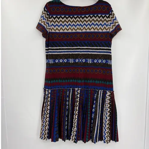 London Times Drop Waist Dress 14 Indie Folk Dark Academia 90s Pleated Heritage - Image 5