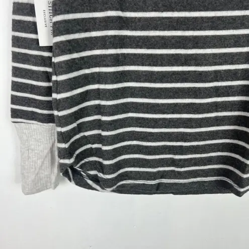 Pink Clover NWT Stitch Fix Plus Striped Cowl Neck Top Size Petite XS XSP NEW