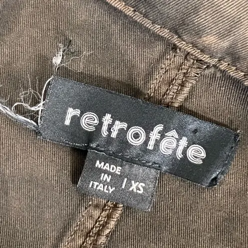 Retrofête Retrofete Shirelle Jumpsuit in Sepia Brown Acid Wash