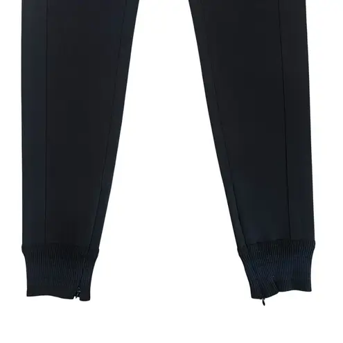 Stella McCartney Black Stretch Zip Cuff Panelled Ponte Pants IT 42 US 6-8