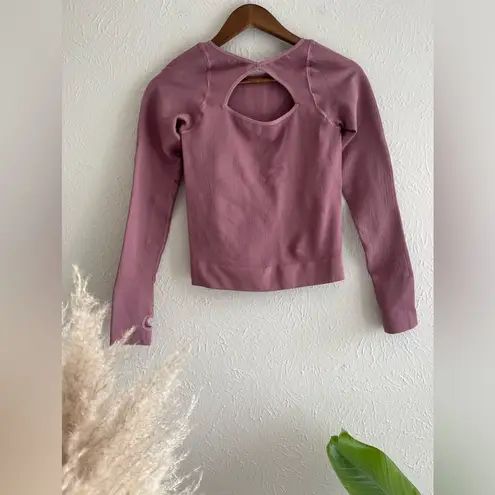 Free People Movement Easy Free Throw Layer Wistful Mauve Size XS/S NWT $…