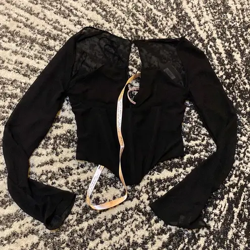 House Of CB  Florian Chiffon Corset Top size S