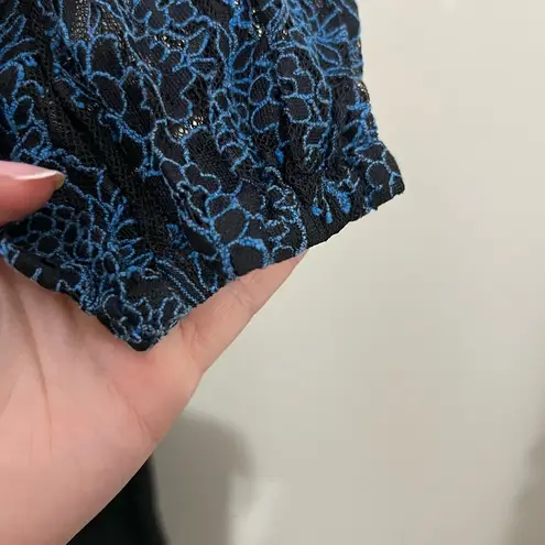 Three Floor Blue & Black Boss Lady Jumpsuit Size 4 US $515