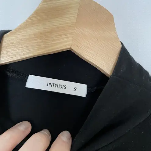 Untyhots Black Long Sleeve Turtleneck Top Size S casual winter turtleneck