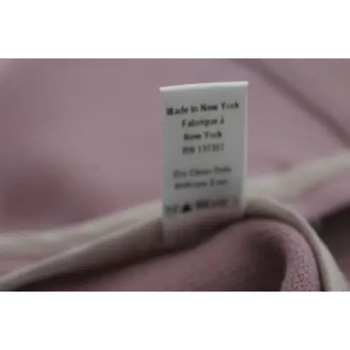 Marissa Webb Virgin Wool Top Size XS Pink Solid Long Sleeve High Low Stretch