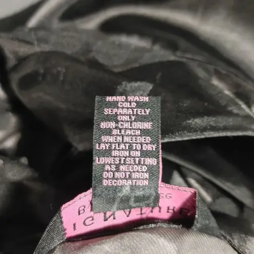 Robbie Bee Signature Black Polka Dot Dress Size 16 Sleeveless Polyester