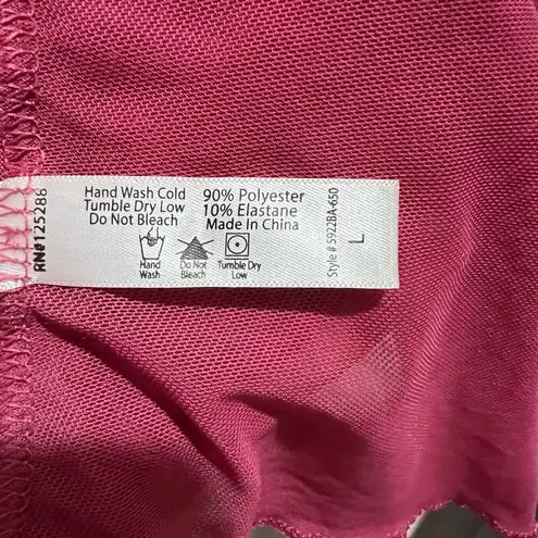 Women’s Babydoll Lace Front Clasp Mauve Lingerie Size Large Intimates Sexy Pink