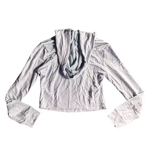 Halara NEW Hooded Drawstring Cut Out Cropped Casual Hoodie Sweatshirt