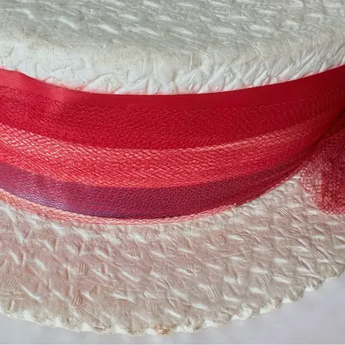 Vintage 4th of July Election Foam Ribbon Hat J Hats Scranton Made in USA Red - Image 4
