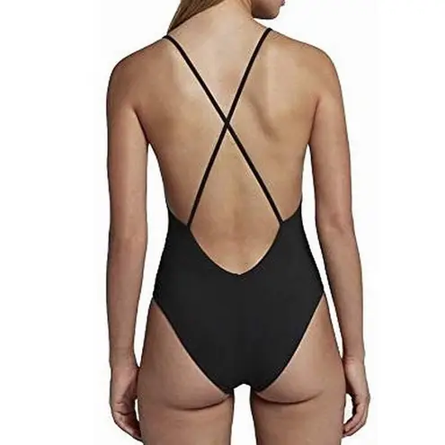 Hurley NWT  Ribbed Strappy One Piece Swim Suit