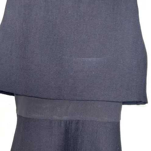 Maje Rituel Mini Mesh-Paneled Dress in Black Size 2