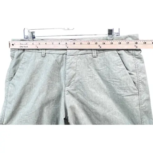 Dear John  Womens Hampton Casual Shorts Size 32 Light Green Cuffed Hem Mid rise