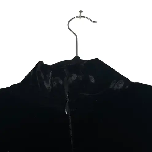 Roland Nivelais Bergdorf Goodman Velvet Long Sleeve Formal Maxi Dress Train 10 Black