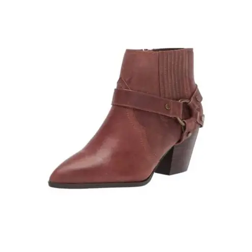 Bella Vita Bronx western buckle leather ankle boots 12