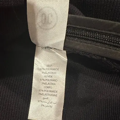 Opening Ceremony OPEN CEREMONY ZIP FLARE RIBBED BLACK SKATERS SKIRT S