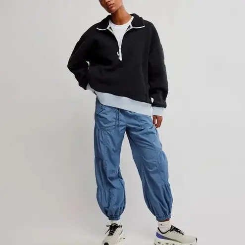 Free People Movement NWT Hit The Slopes Quarter Zip Fleece Pullover