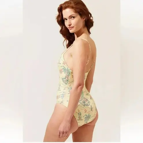 Solid & Striped Women's The Gemma Oahu Print Hawaiian One Piece Swimsuit Size XL