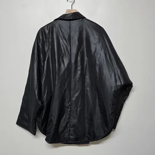 ALC Frank NWT A.L.C. OVERSIZED Shane Jacket Shacket Black Sz Large Quilted Water Resistant