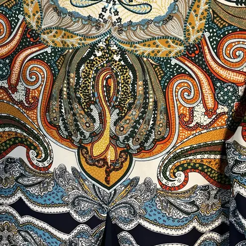 Pink Owl Paisley Poet Style Top Size Medium