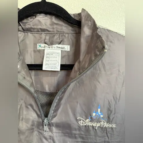 Disney  Parks Jacket Womens XS/Small Blue Gray Windbreaker Packable