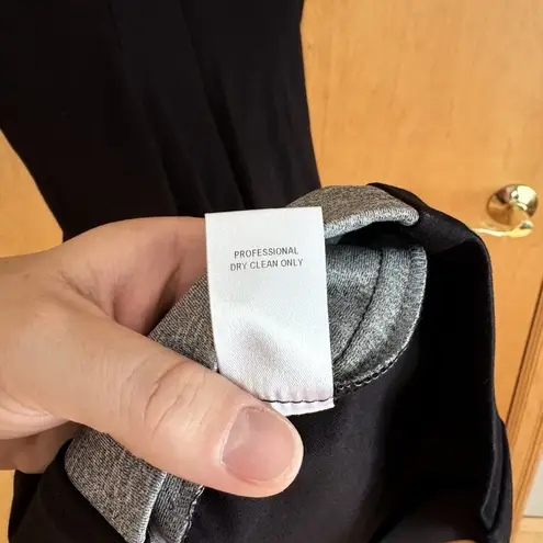 Yoana Baraschi YOANNA BARASCHI USA Size 6 Stetch PONTE Windowpane Colorblock Sleeveless Dress