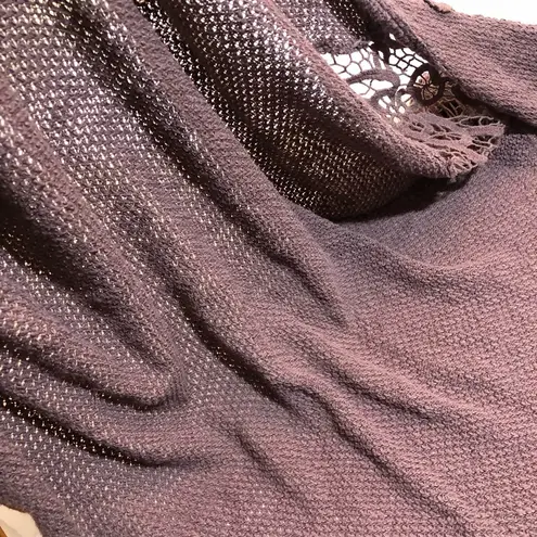 Staring At Stars Crochet Sleeve Dolman Cardigan