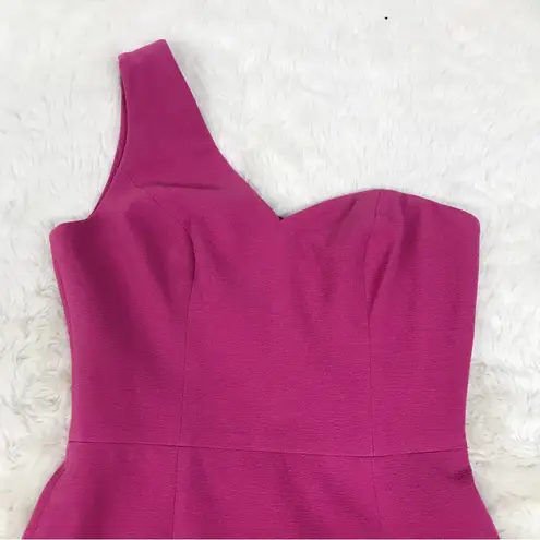 Dress the Population DRESS THE POPULATION Maddie One Shoulder Mini Dress Pink Purple XS Formal Party