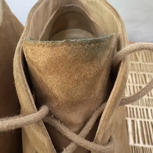 Vionic Elevated Becca Wedge Suede Ortaheel Comfort Bootie, Light Tan, US 8.5