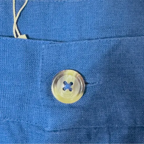 mille Women's Maxwell Short in Navy Linen