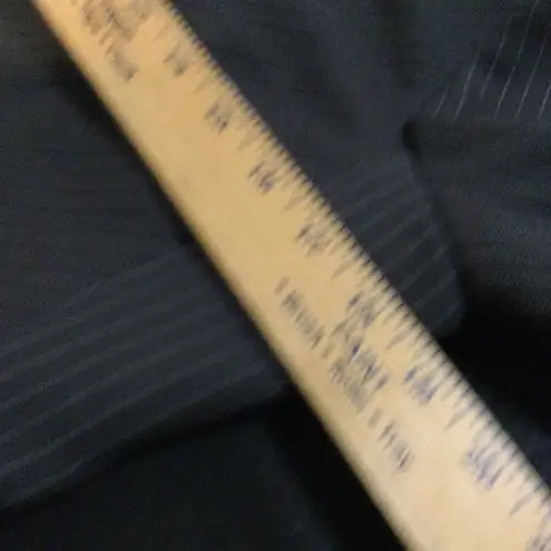 Kasper PetiteBlazerJacketWomen's Dark Pinstripe Collarless BusinessCasual Size S