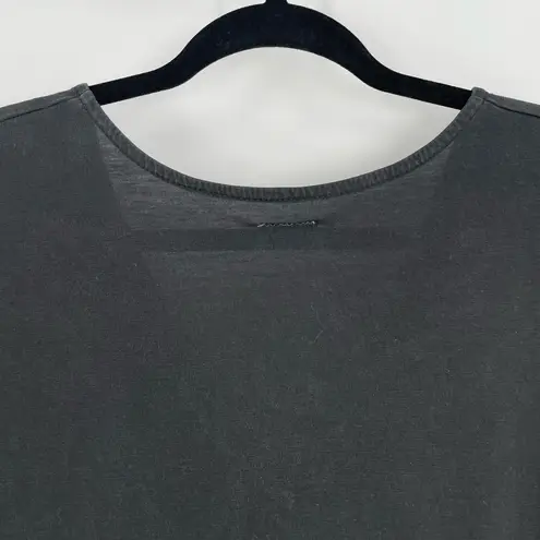 People of Leisure Women's Black & Blue Tie Dye Short Sleeve A