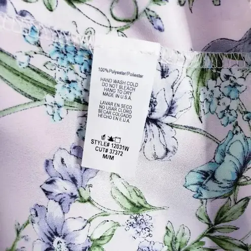 I Love JOAH Kimono Swimsuit Coverup Sheer Pink Floral