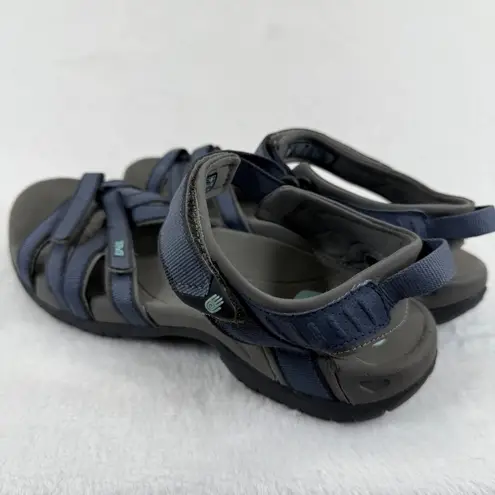Teva Womens Hiking Sandals Blue Strappy Athletic Outdoor Shoes Size 10