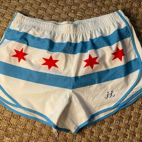 🐸Women's Chi Chi Sport Mag Miler Shorts, Size XL Red