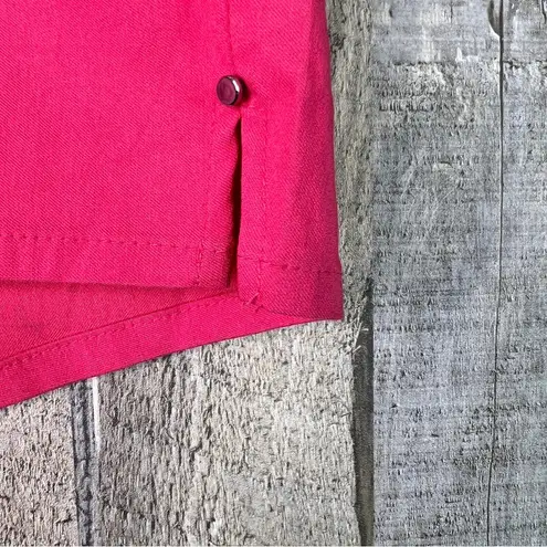 INC International Concepts Size 6 PullOn Curvy Mid rise Polished Coral S…