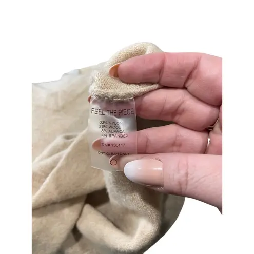 Feel the Piece Terre Jacobs Alpaca Blend Bell Sleeve Sweater Beige Size M/L Cozy