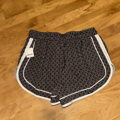 Free People Movement Women's varsity Blues Starburst Geo printed short size XL Black