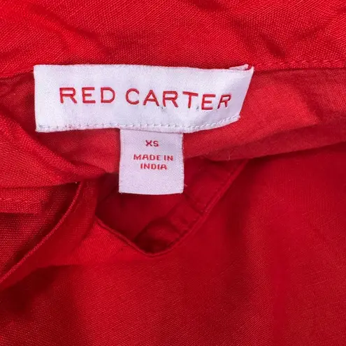 Red Carter Vibrant Red Jumpsuit with Wide-Leg Design Size XS. A48