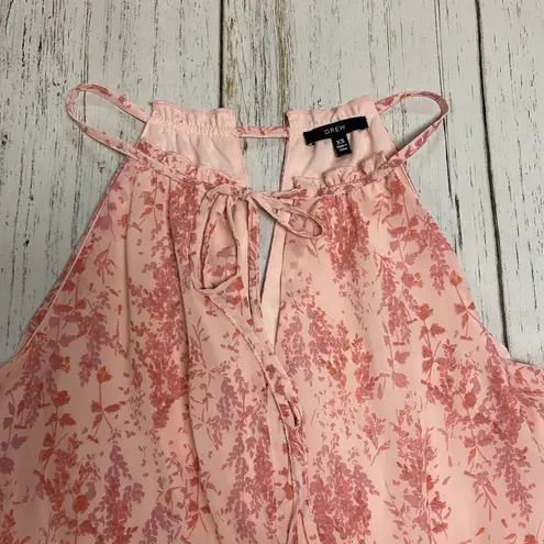 Drew Anthropologie Pink Flora Naomi Vintage Floral Boho Dress