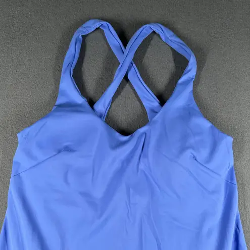 Avia Athletic Skort Dress Small Periwinkle Blue Racerback Built-in Shorts Tennis