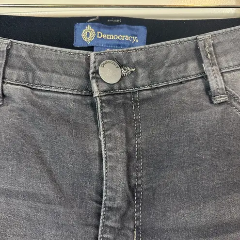Democracy  Modern Ab solution High Rise Ankle Length Grey Skinny Jeans Size 14