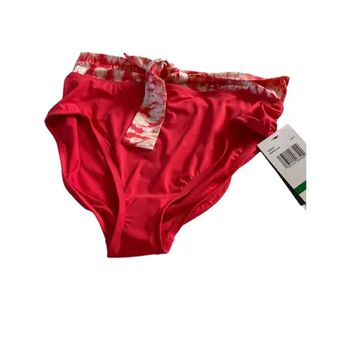 Coco reef Coral/Papaya Swim Bikini Bottom Large NWT