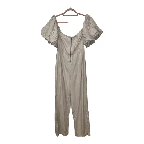 COMMENSE Linen Blends Puff Sleeve Jumpsuit
COLOR