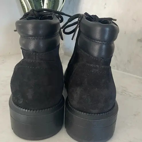 Aquatalia New! Womens Liviana Suede Lace Up Hiker Boot Size 7.5