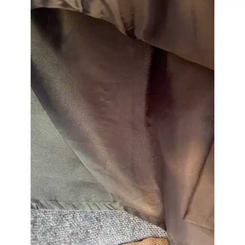 Express Tweed Mini Skirt with Pockets Blue Textured Casual Career Fall Normcore Blue Size 8