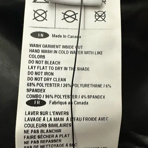 Joseph Ribkoff Faux Leather Slim Fit Pull On Pants Size 22 NWT Black