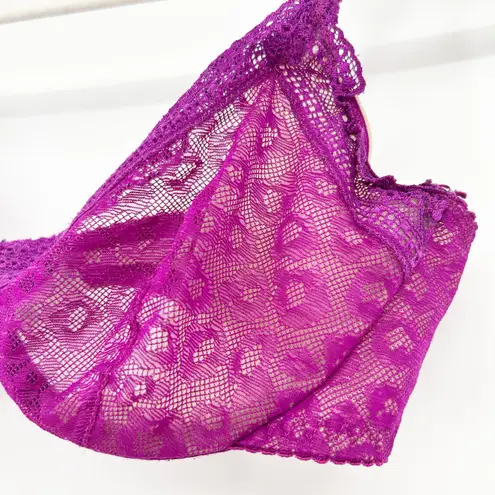 Cosabella Womens Coquette Lingerie Peekaboo Sheer Lace Underwire Bra Size 34C